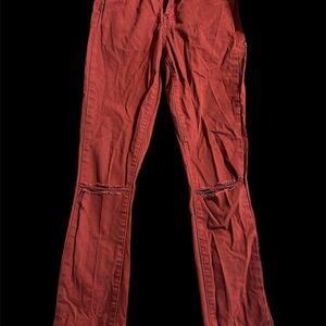Billabong Red Denim Pants